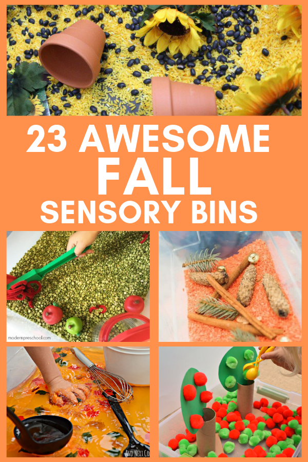 fall sensory bins