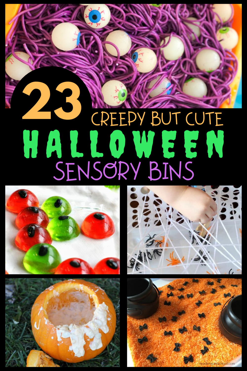 The Best Halloween Sensory Bins for Toddlers and Preschoolers!