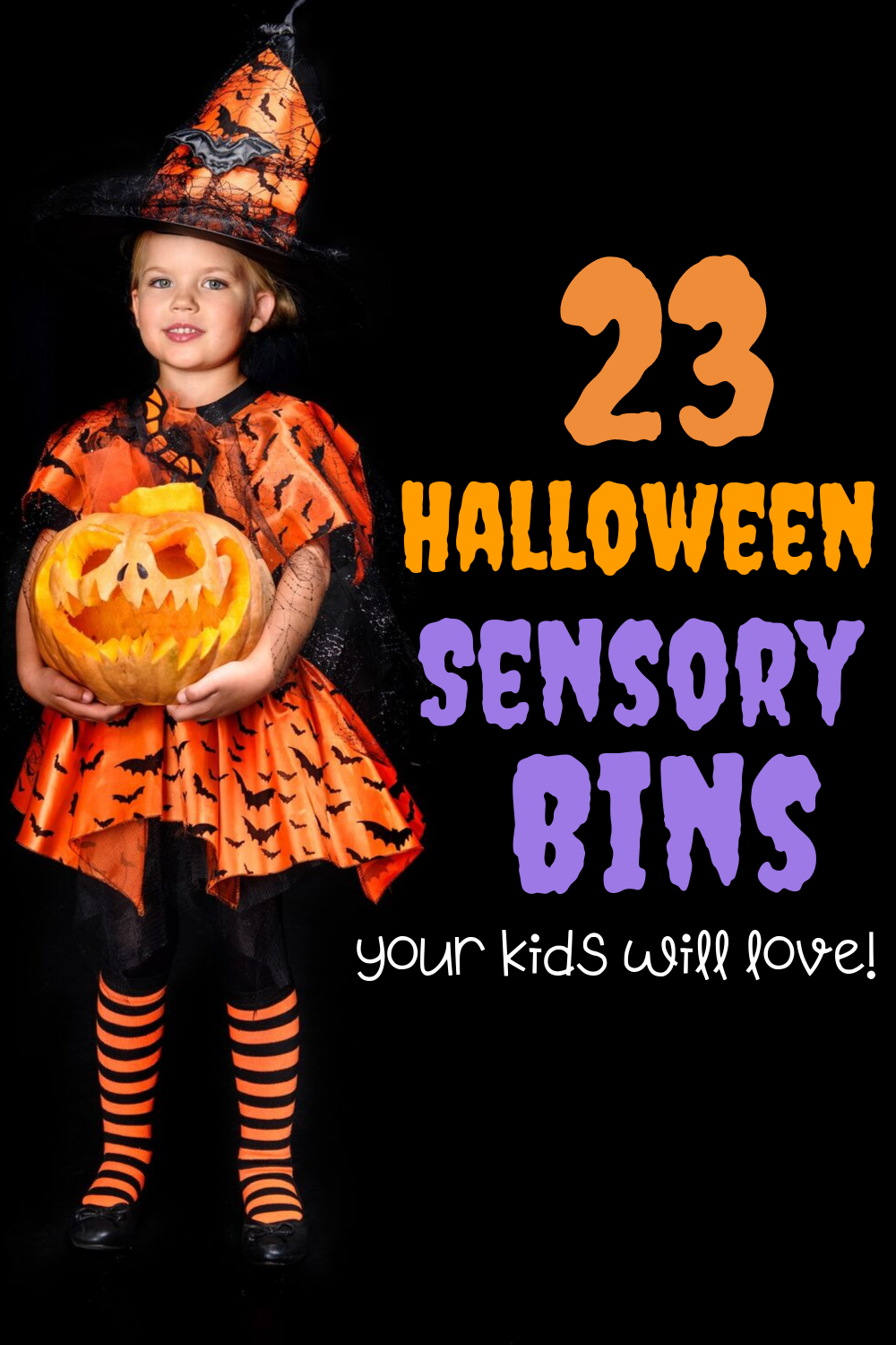 Creepy but Cute Halloween Sensory Bins for Toddlers and Preschoolers!