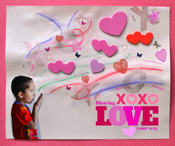 Blowing Love Your Way - Valentine's Day Cards for Kids